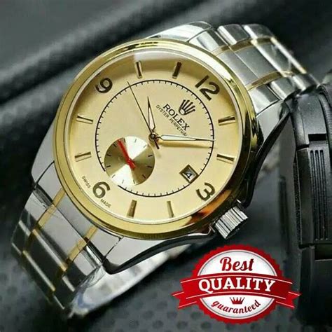 Jual LIMITID EDITION JAM TANGAN PRIA ROLEX OYSTER AUTOMATIC RANTAI