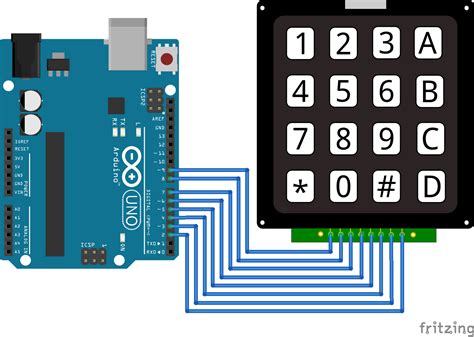 Interfacing X Membrane Matrix Keypad With Arduino Off