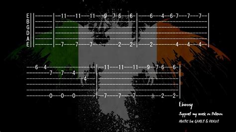 Celtic Music The Spirit Of Ireland Full Acoustic Guitar Tab By Ebunny Fingerstyle How To