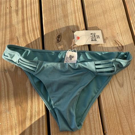 Billabong Women S Blue Bikini And Tankini Bottoms Depop