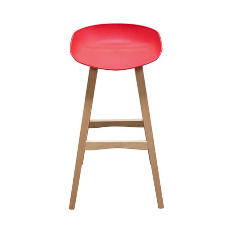 Brentwood Bar Stool (Red) | Event Trade Show Furniture Rental | FormDecor