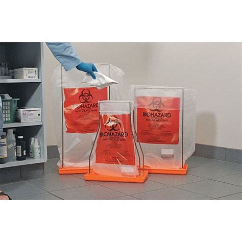 Sp Scienceware Autoclavable Biohazard Bag 3 Gal Capacity 12 In Wd 24