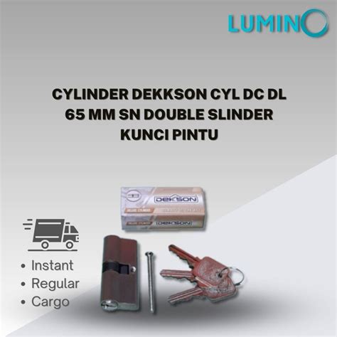 Jual Cylinder Dekkson Cyl DC DL 65 MM SN Double Slinder Kunci Pintu