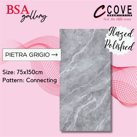 Jual Granit Cove Big Slab X Pietra Grigio Granite Tile Abu Marmer