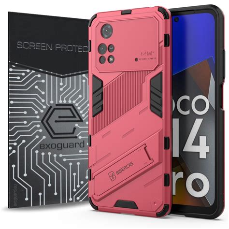 Etui Exoguard Bibercas Szk O Xiaomi Poco M Pro G Pancerne