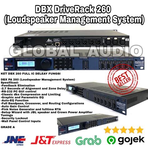 Dbx Driverack Speaker Management System Lazada Indonesia