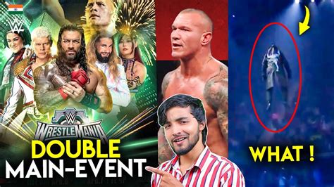 Double Wrestlemania Main Event Why Omg Spot In Air Randy Orton