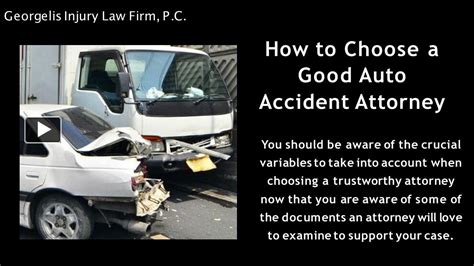 PPT How To Choose A Good Auto Accident Lawyer PowerPoint Presentation