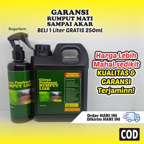 Jual Bogorfarm Pembasmi Rumput Liar Gulma Ilalang Liter