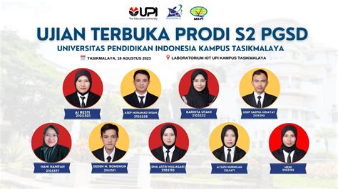 Ujian Terbuka Pascasarjana Pgsd Upi Kampus Tasikmalaya Tahap