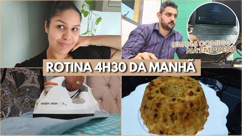 Rotina S H Da Manh Trabalho Passei Roupa Treino Em Casa