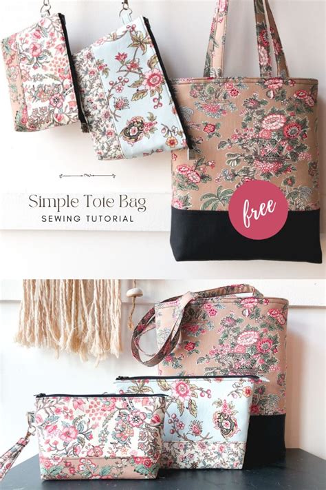 32 Simple Tote Bag Sewing Pattern ArranPaighton