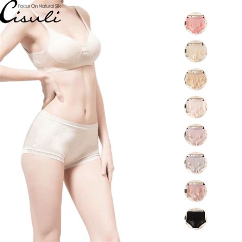 Mulberry Silk Knitted Panties For Women Silk Underwear Breathable