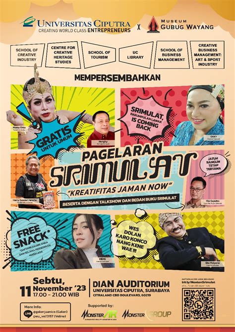 AYO MALMING NONTON SRIMULAT - Program Studi Desain Komunikasi Visual Universitas Ciputra Surabaya