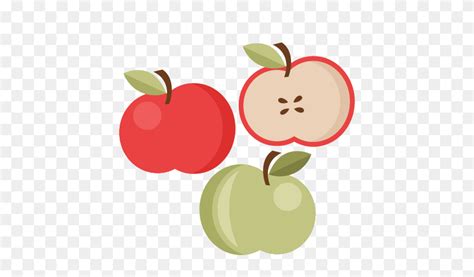 Apple Set Cutting Apple Cute Sliced Apple Clipart Stunning Free