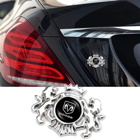 1Piece Lion Metal Car Emblem Rear Trunk Badge Decal Auto Window Side