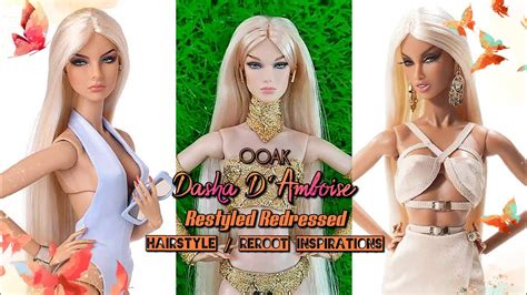 Integrity Toys Fashion Royalty Ooak Rerooted Female Icon Dasha D