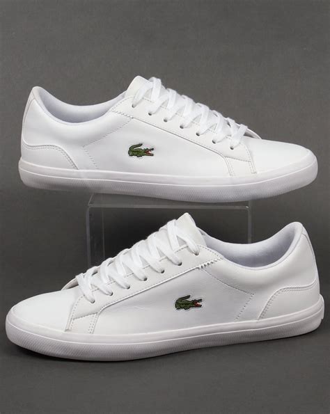 Lacoste Lerond Leather Trainers White | 80s casual classics