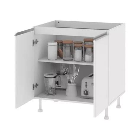 M Dulo Bajomesada Cm Melamina Blanco Mueble Cocina En Venta En