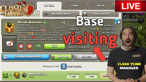 Base Visiting Clash Of Clans Tips And Tricks Coc Youtube