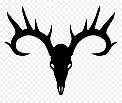 Free Elk Skull Silhouette, Download Free Elk Skull Silhouette png ...