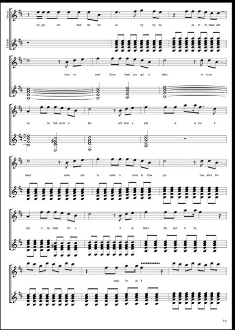 Piano Sheet Music — Tear In My Heart Twenty One Pilots Piano