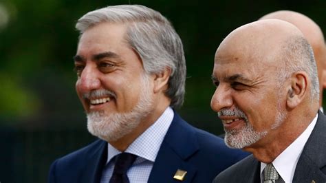 Ghani Abdullah Facing Off In Two Horse Afghan Presidential Race