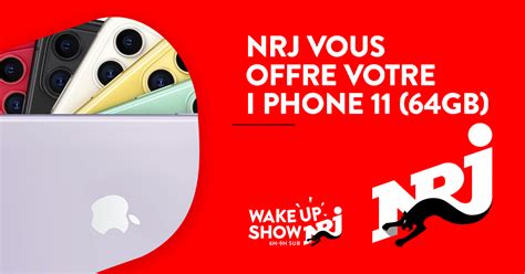 NRJ Vous Offre Le Tout Nouvel Iphone 11