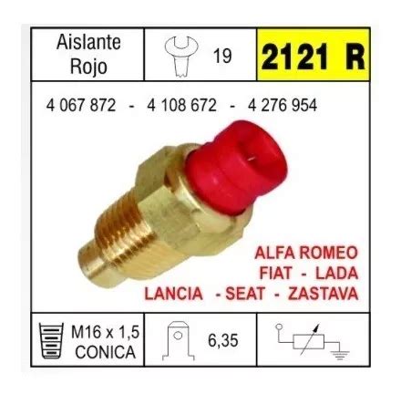 Sensor Temperatura Agua Fiat Ducato Duna Palio Siena Uno