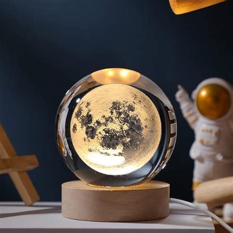 Buy One Store D Moon Crystal Ball Night Lamp Creative Engraved