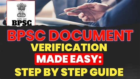 All You Need To Know About BPSC Document Verification Document