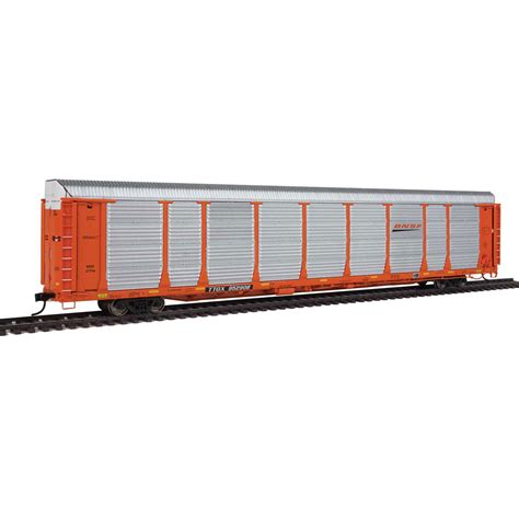 Walthers Proto HO Bi Level Auto Rack BNSF Orange Spring Creek Model