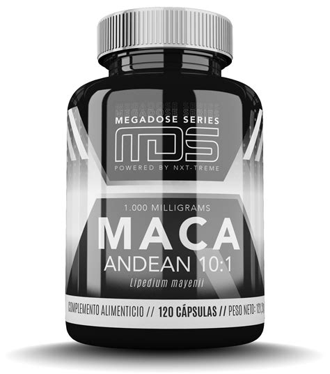 Maca Andina Extracto 1000mg 120 cápsulas Muscleforce Canarias