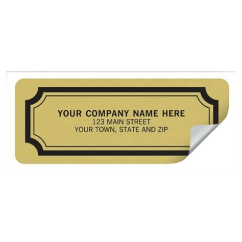 Gold Foil Labels - Plus Printers