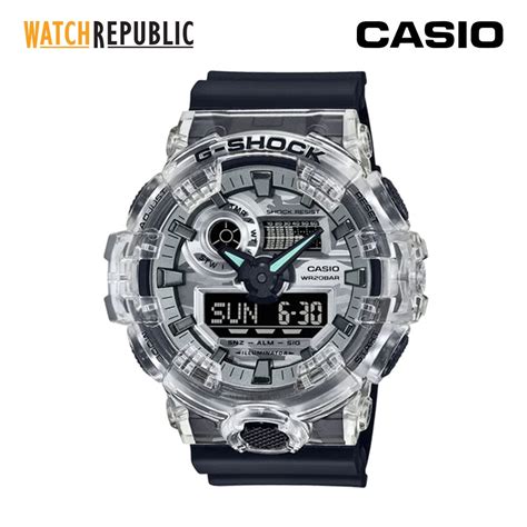 Casio G Shock Black Resin Digital Watch For Men Cga Skc Adr