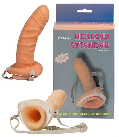 FALLO INDOSSABILE DILDO Pene Finto Strap On Prolunga Guaina Realistica