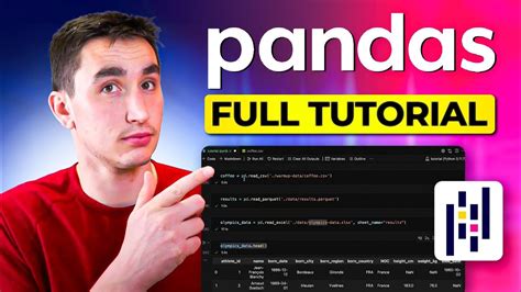 Complete Python Pandas Data Science Tutorial 2024 Updated Edition Youtube