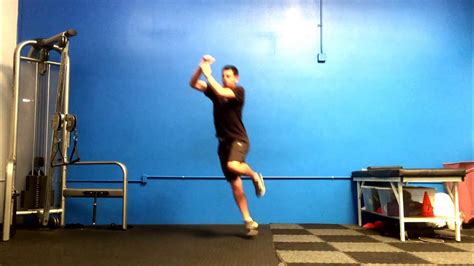 Single Leg Lateral Jump W90 Deg Rotation Youtube