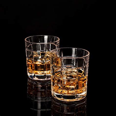 Rocks Glass Lanfula Premium Old Fashioned Whiskey Glass Crystal