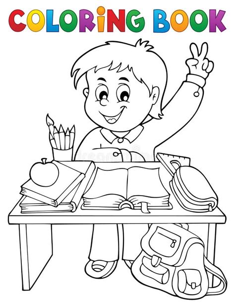 Coloring Pages Desk