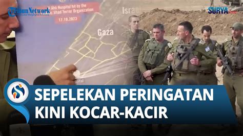 SEPELEKAN Peringatan Intelijen Komandan Israel Kini KOCAR KACIR