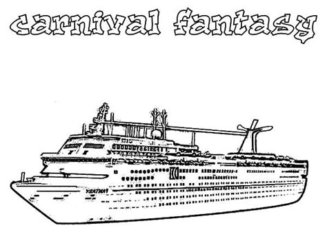 Free Printable Cruise Ship Coloring Pages