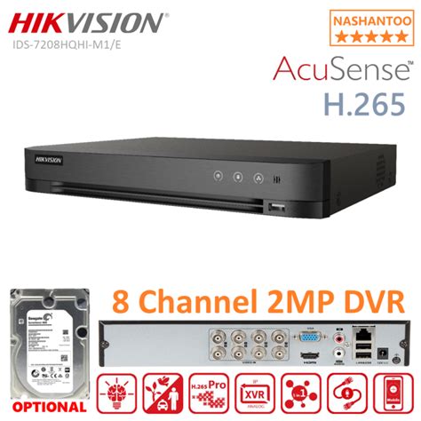 Hikvision Ids Hqhi M E Ch P Mp H Acusense Dvr In