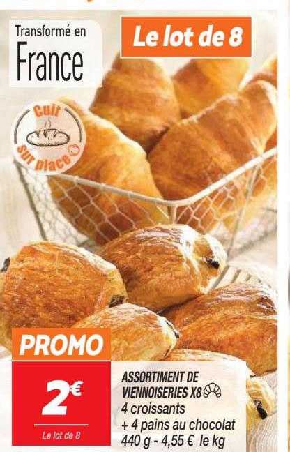 Promo Assortiment De Viennoiseries X8 Chez Netto ICatalogue Fr