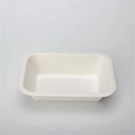 Biodegradable Supermarket Tray Disposable Sugarcane Bagasse Vegetable