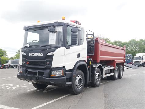 32 Tonne Scania P410 Xt Tipper Grab With Palfinger Epsilon Crane Truck For Sale Sm19xvp Mv