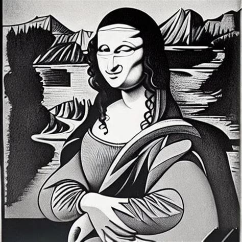 Picasso Paints The Mona Lisa OpenArt