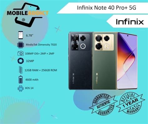 Infinix Note 40 Pro 5g Ntc 1 Year Official Warranty Lazada Ph