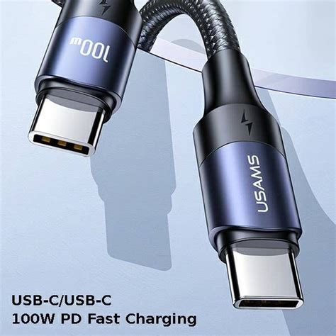 Astro Hardver Usams SJ524USB01 Type C To Type C 100w PD Fast Charging