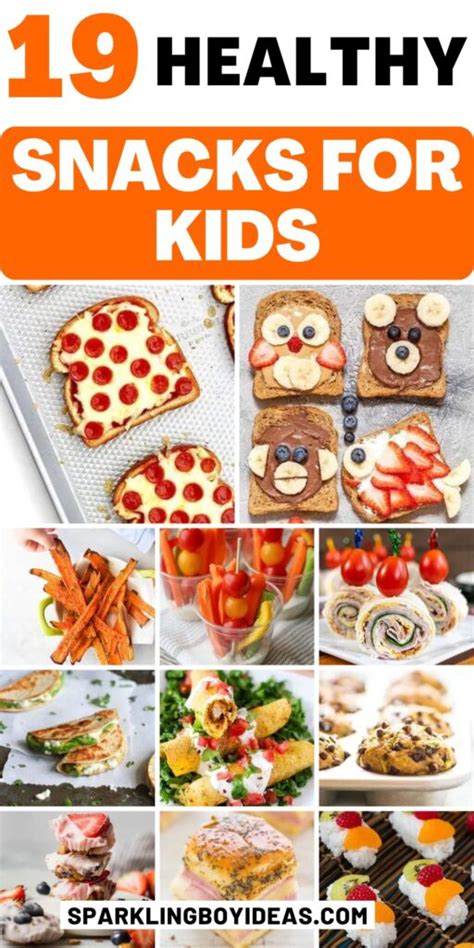 19 Fun Easy Healthy Snacks For Kids - Sparkling Boy Ideas